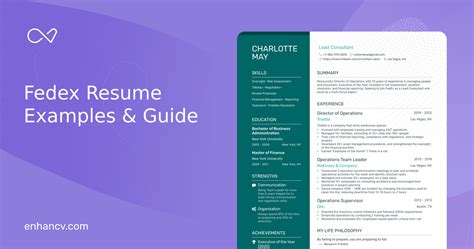 5 Fedex Resume Examples Guide For 2024 5 Fedex Resume Examples Guide For 2024