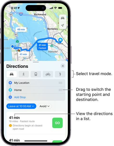 Apple Maps Save Route
