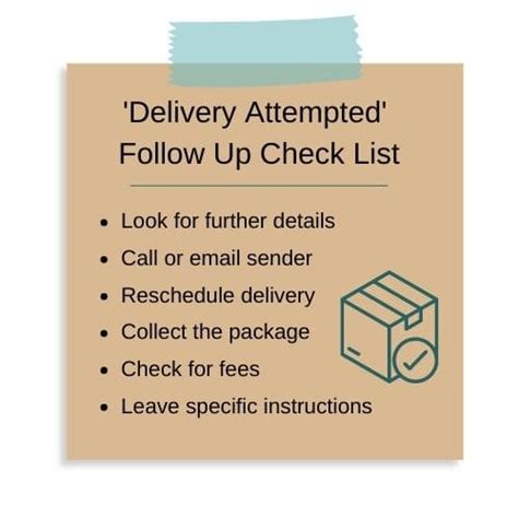 Attempt Delivery Meaning
