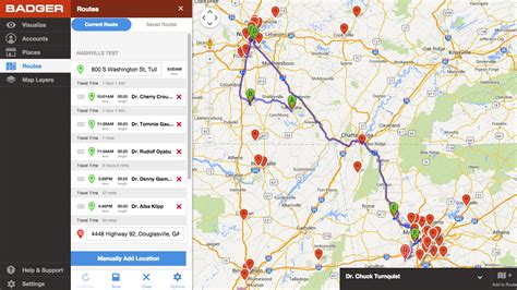 Badger Maps Driving Directions