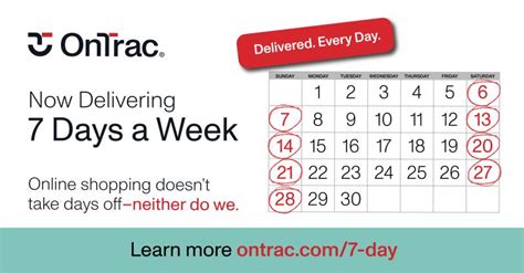Does Ontrac Deliver On Saturday