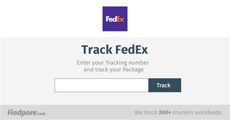 Fedex Postal Service Tracking