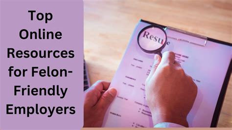 Felon Friendly Employers R Probation Felon Friendly Employers R Probation