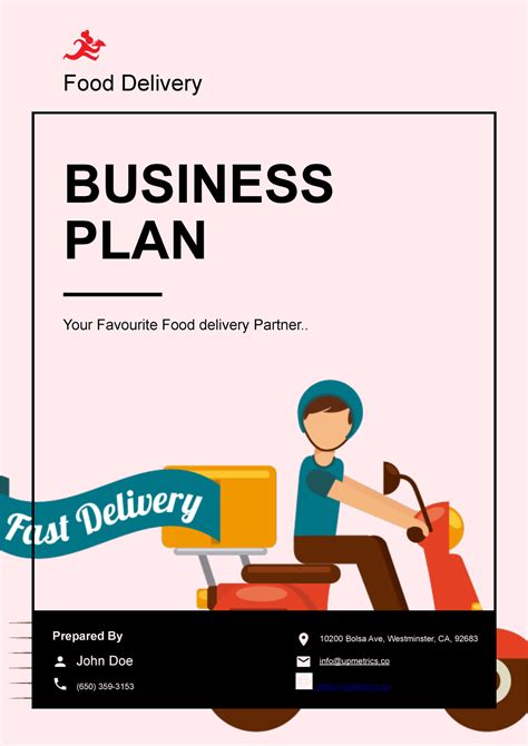 Food Delivery Business Plan Template Example Updated 2025 Food Delivery Business Plan Template Example Updated 2025