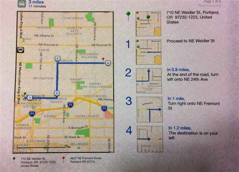 Free Printable Map Driving Directions Free Printable Map Driving Directions