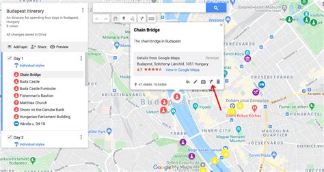 Google Maps Plan Trip