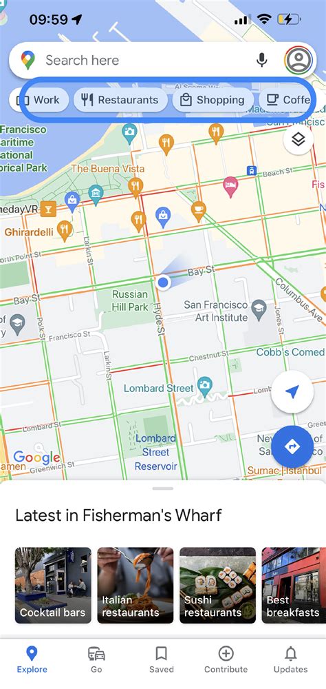 Google Maps Your Places Maps