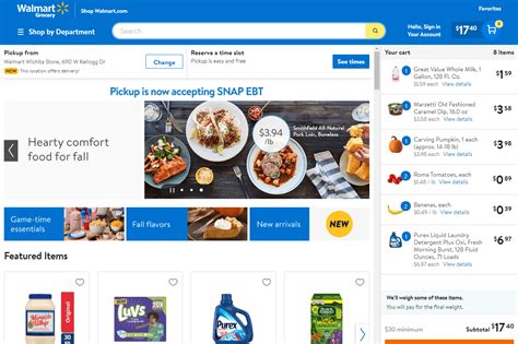 Grocery Shop Online Walmart