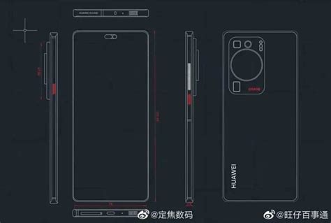 Huawei P60 Pro Sketch Leaks Pill Shaped Display Hole Included Huawei P60 Pro Sketch Leaks Pill Shaped Display Hole Included