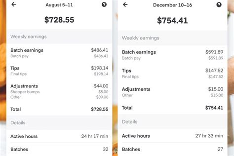 Instacart Shopper Earnings