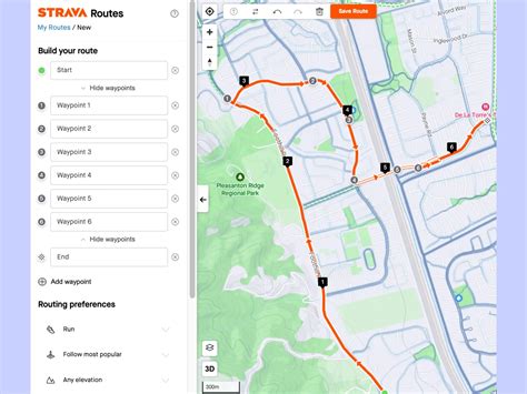 Jogging Route Planner App