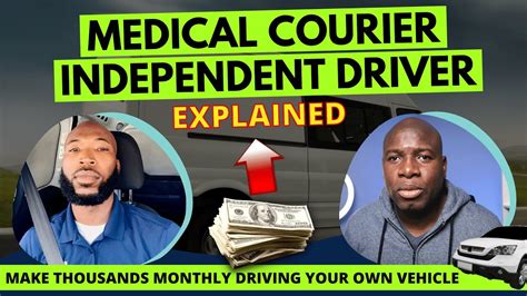 Medical Courier Driver Make 5 000 Driving Your Vehicle Training Medical Courier Driver Make 5 000 Driving Your Vehicle Training