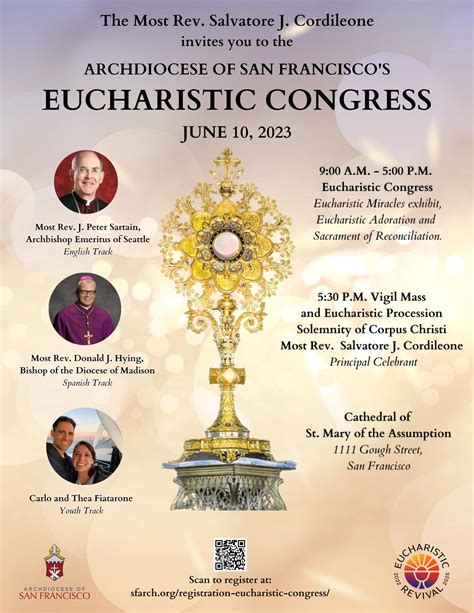 Official Schedule For The National Eucharistic Congress Official Schedule For The National Eucharistic Congress