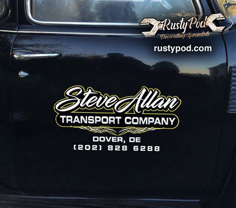 Personalized Company Name Trucking Company Logistic Company Sticker Personalized Company Name Trucking Company Logistic Company Sticker