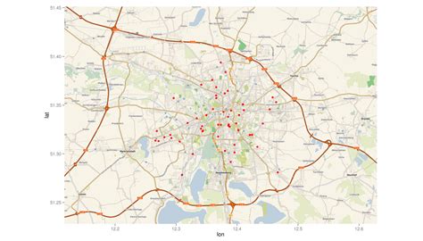 Plot Addresses As Points On Map Using Ggmap Rgraphgallery Plot Addresses As Points On Map Using Ggmap Rgraphgallery
