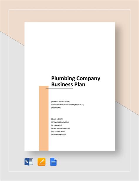 Plumbing Business Plan