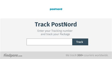 Post Nord Tracking
