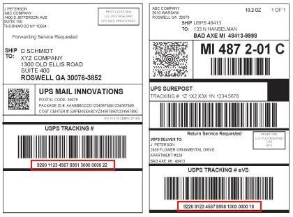 Postal Service Tracking Id Ups