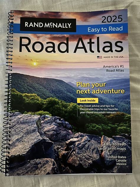 Rand Mcnally Midsize Easy To Read Road Atlas 2025 9780528027574 Ebay Rand Mcnally Midsize Easy To Read Road Atlas 2025 9780528027574 Ebay