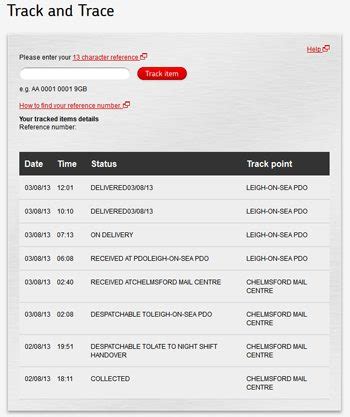 Royal Mail Tracked