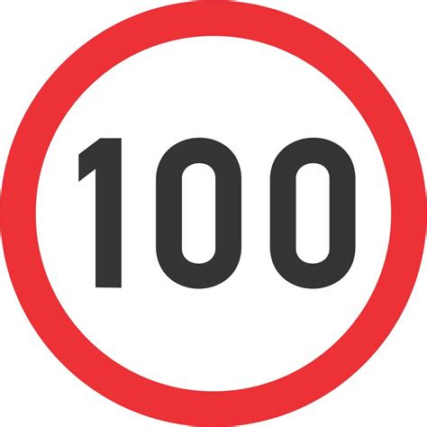 Speed Limit Road Sign R201 10 To 100Km Road Signs Speed Limit Road Sign R201 10 To 100Km Road Signs