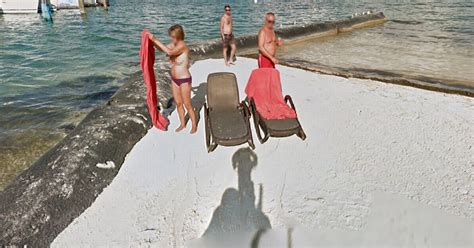 Sunbathing Woman Caught Topless By Google Street View Cameras Mirror Sunbathing Woman Caught Topless By Google Street View Cameras Mirror