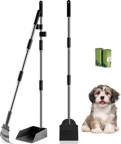 Toozey Dog Pooper Scooper Upgraded Adjustable Long Handle Metal Pooper Toozey Dog Pooper Scooper Upgraded Adjustable Long Handle Metal Pooper