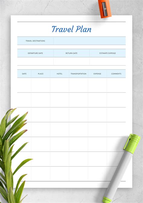 Travel Plan Template Template Printable Pdf Travel Plan Template Template Printable Pdf