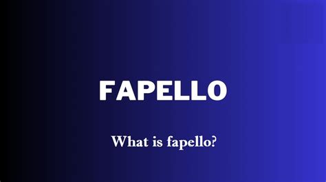 Understanding Fapello A Comprehensive Guide To Its Significance And Impact Understanding Fapello A Comprehensive Guide To Its Significance And Impact