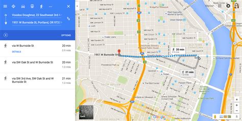 Walking Directions Map